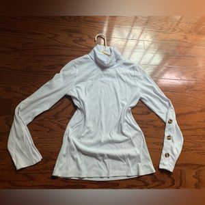 Women’s White Turtleneck Top Size S/M